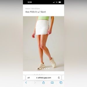 Athleta Just Run With It Skort